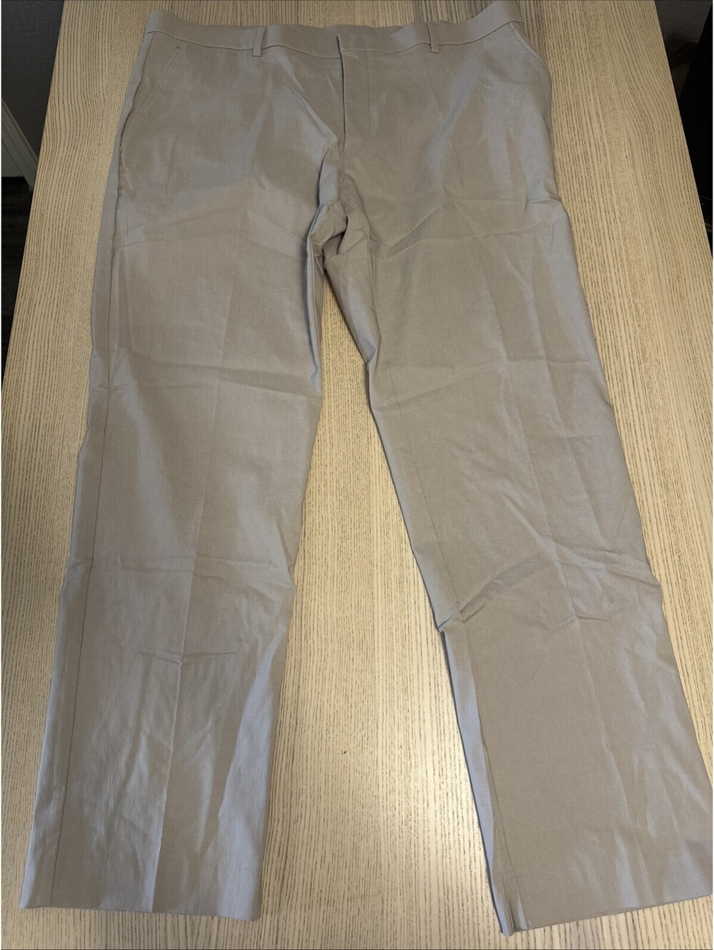 Tommy Hilfiger Stretch Tailored Men’s Light Beige Khaki Slacks Trousers 38x30